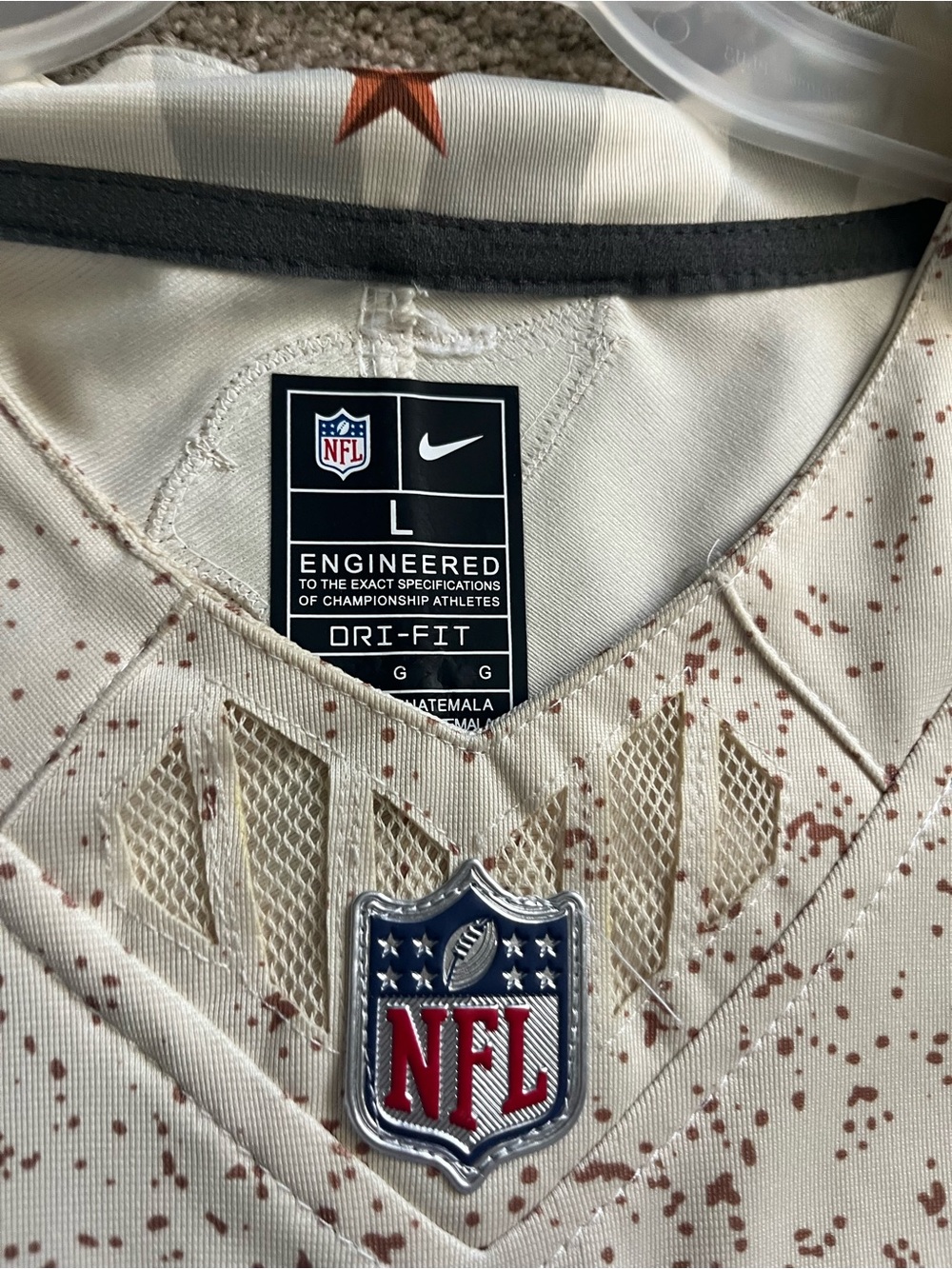Arizona Cardinals Pat Tillman Rivalry Jersey Sz L - Picture 5 of 6